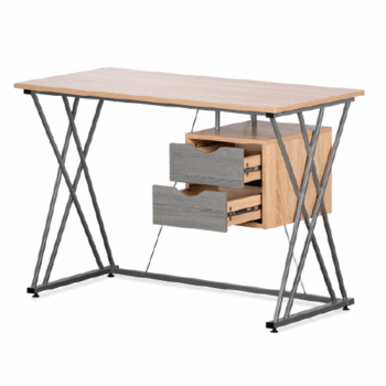 Escritorio Ejecutivo Sky Desk Bora / Maple con gris / Melamina / Metal - Image 3