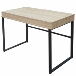 Escritorio Ejecutivo Student / Arena con negro / Madera / MDF laminado
