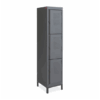 Locker con 3 Casilleros Tam-Mex Gris