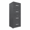 Archivero Maderkit 4 Gavetas Negro - Image 2