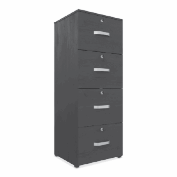 Archivero Maderkit 4 Gavetas Negro - Image 2
