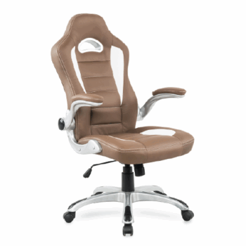 Silla Ejecutiva Techni Mobili Sport Ergo / Polipiel / Café claro - Image 2