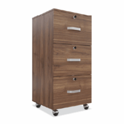 Archivero Maderkit 3 Gavetas Café