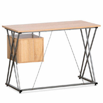 Escritorio Ejecutivo Sky Desk Bora / Maple con gris / Melamina / Metal - Image 4