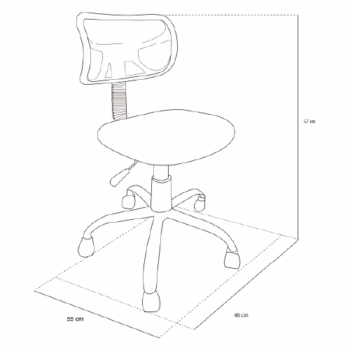 Silla de Oficina Office Depot Substantial / Malla / Negro - Image 2