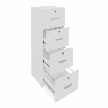Archivero Maderkit 4 Gavetas Blanco - Image 4