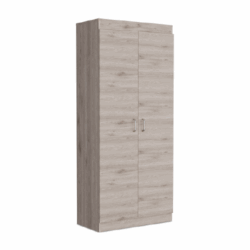 Gabinete Excelsior Varese 5 entrepaños Ceniza con Blanco