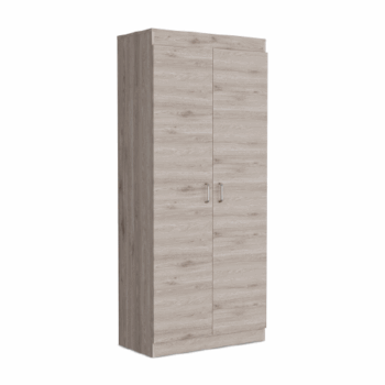 Gabinete Excelsior Varese 5 entrepaños Ceniza con Blanco