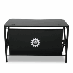 Escritorio Gamer 4Tune Privacy / Negro / MDF / Metal