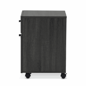 Gabinete con Ruedas de 2 cajones Gris - Image 3