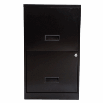 Archivero con 2 Gavetas Hirsh Negro