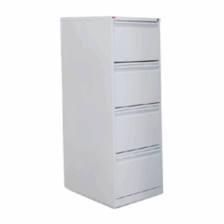Archivero Tam-Mex ARG4-B / Blanco / Vertical / 4 gavetas