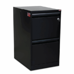 Archivero Tam-Mex ARG907-N / Negro / Horizontal / 2 gavetas