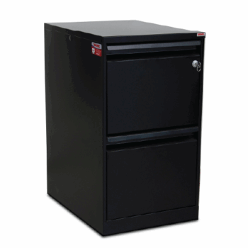 Archivero Tam-Mex ARG907-N / Negro / Horizontal / 2 gavetas