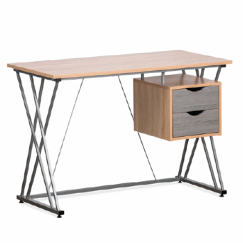 Escritorio Ejecutivo Sky Desk Bora / Maple con gris / Melamina / Metal - Image 2