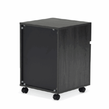 Gabinete con Ruedas de 2 cajones Gris - Image 4