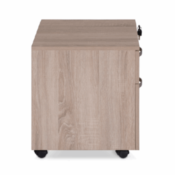 Gabinete con Ruedas de 2 cajones Café - Image 3
