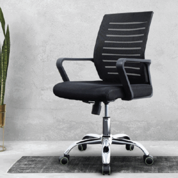 Silla Ejecutiva para Escritorio Praga Valery Products 0311 / Negro - Image 4
