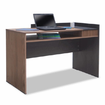Escritorio Ejecutivo Skanor Student / Natural con negro / Madera - Image 2