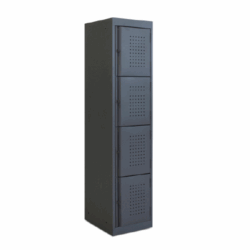 Locker con 4 Casilleros Tam-Mex Gris