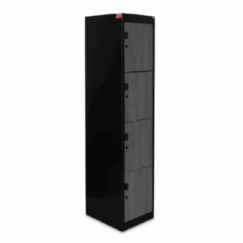 Locker con 4 Casilleros Tam-Mex Negro