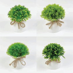 Maxgeen 4 piezas Plantas artificiales decorativas
