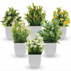 6 Piezas de Flores Falsas